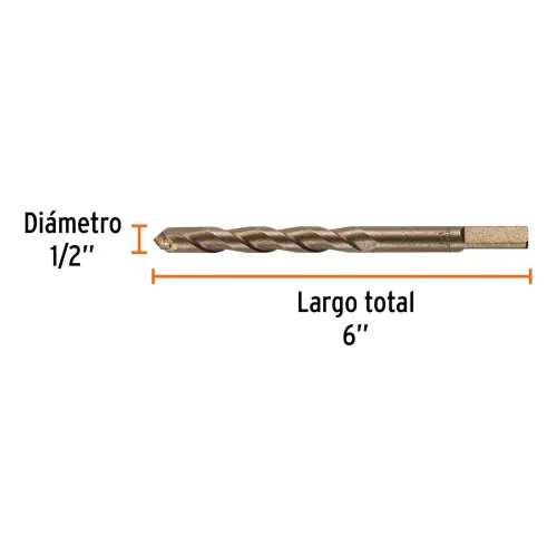 BROCA PARA CONCRETO, 1/2 X 6